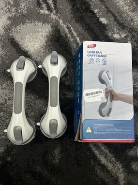 Taili Suction Grab Bar - White and Gray Safety Handle
